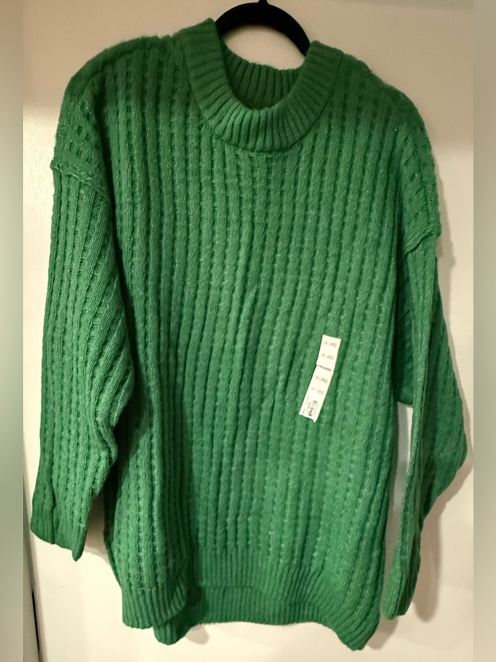 Sonoma -Green Ribbed  Sweater new with tags